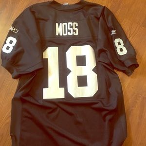 Reebok “On Field” R. Moss #18 Football Jersey